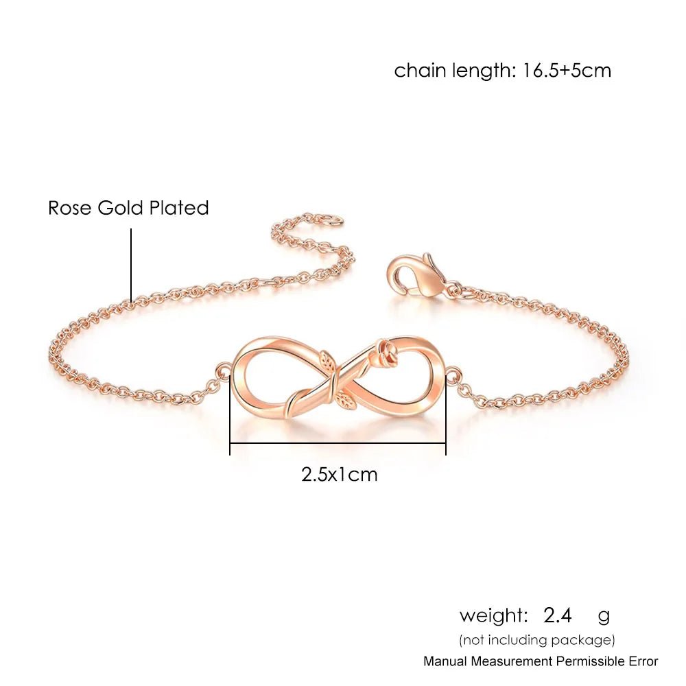 Infinite Rose Charm Bracelets