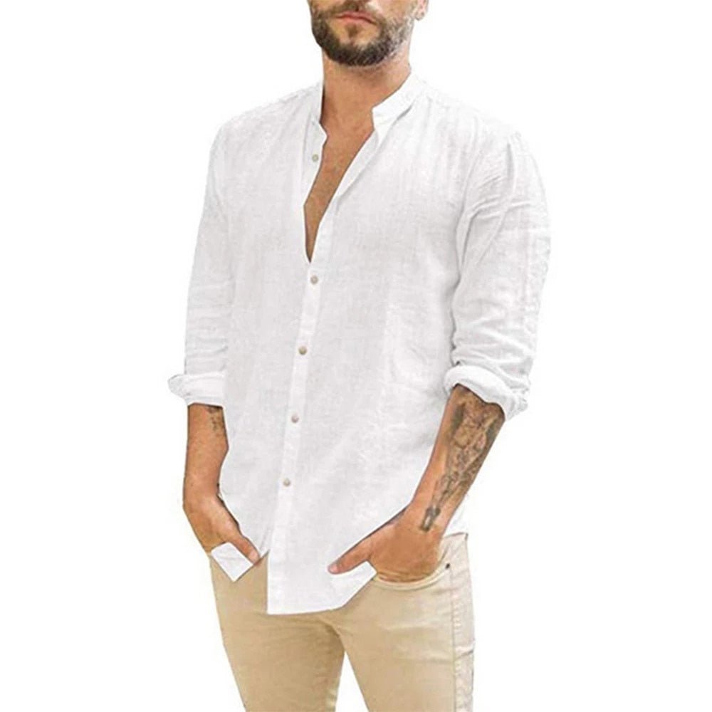 Cotton linen men's shirts with long sleeves - Zariar.comCotton linen men's shirts with long sleevesZariar.comZariar.com14:193;5:100014064#US S 50-60 KG;200007763:201336100BlackS 50-60 KGCotton linen men's shirts with long sleeves