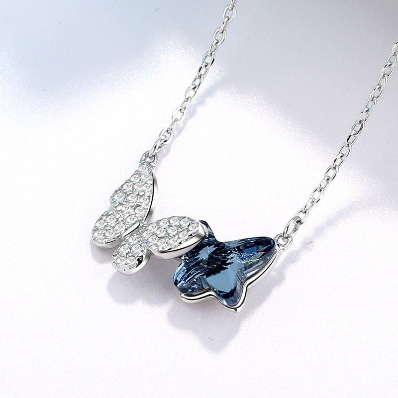 Elegant 925 sterling silver necklace blue butterfly - Zariar.comElegant 925 sterling silver necklace blue butterflyZariar.comZariar.com200000226:29Elegant 925 sterling silver necklace blue butterfly