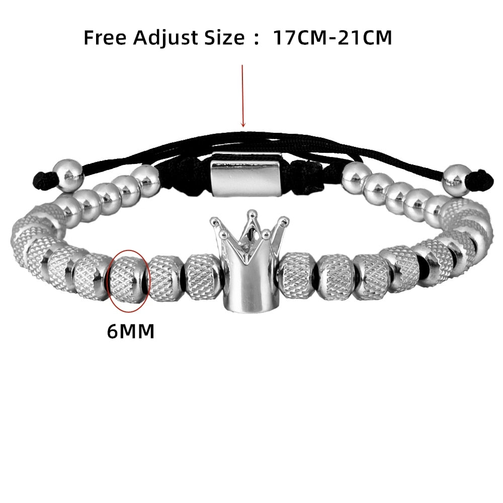 Luxury Crown Men Bracelet - Zariar.comLuxury Crown Men BraceletZariar.comZariar.com200001034:7110298488#CZ Crown ECZ Crown ELuxury Crown Men Bracelet