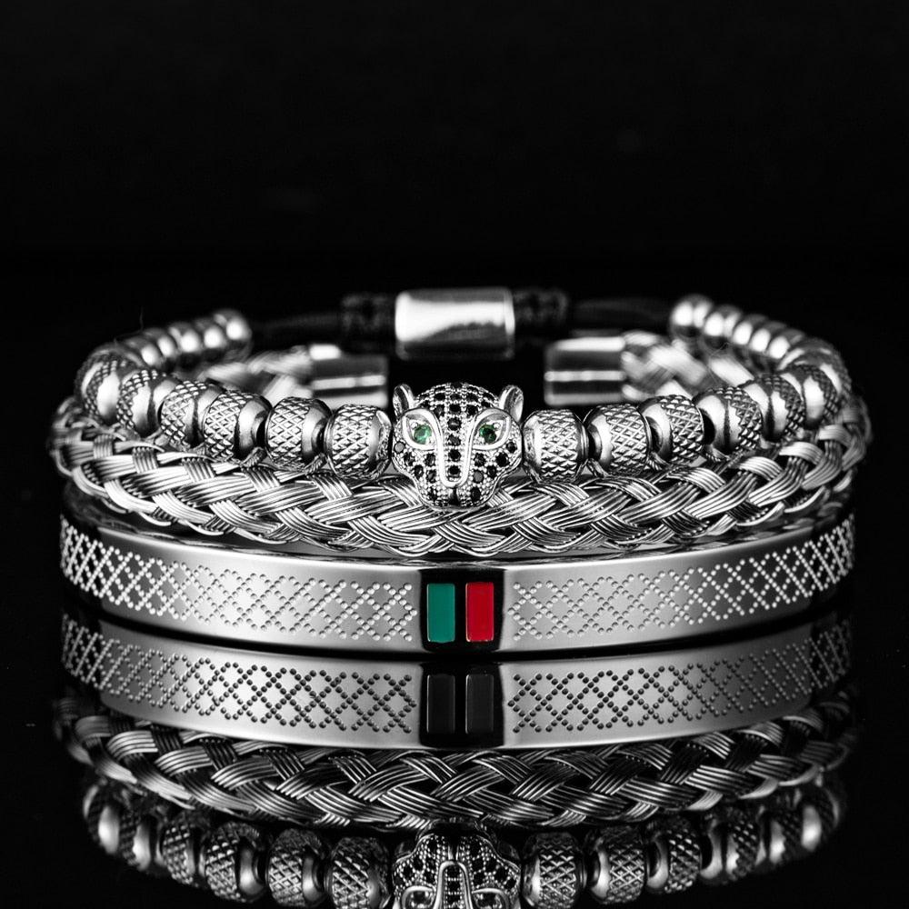 Luxury Handmade Braiding Bracelet - Zariar.comLuxury Handmade Braiding BraceletZariar.comZariar.com200001034:203027829#Silver Set ASilver Set ALuxury Handmade Braiding Bracelet