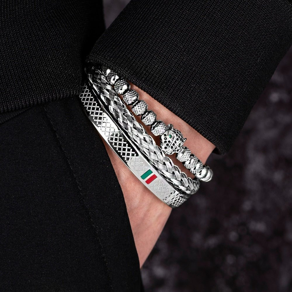 Luxury Handmade Braiding Bracelet - Zariar.comLuxury Handmade Braiding BraceletZariar.comZariar.com200001034:203027829#Silver Set ASilver Set ALuxury Handmade Braiding Bracelet