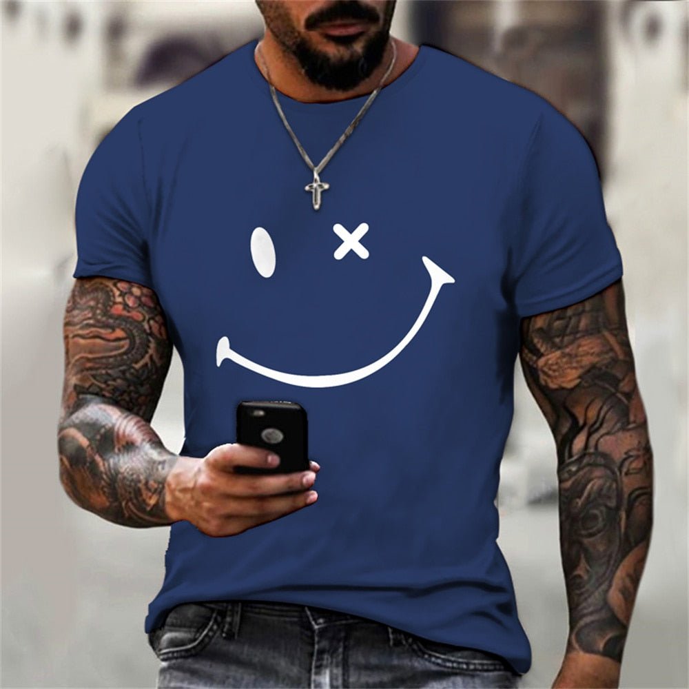 Smiley face print t-shirt - Zariar.comSmiley face print t-shirtZariar.comZariar.com14:193#A01-HH01241;5:4181blueXXSSmiley face print t-shirt